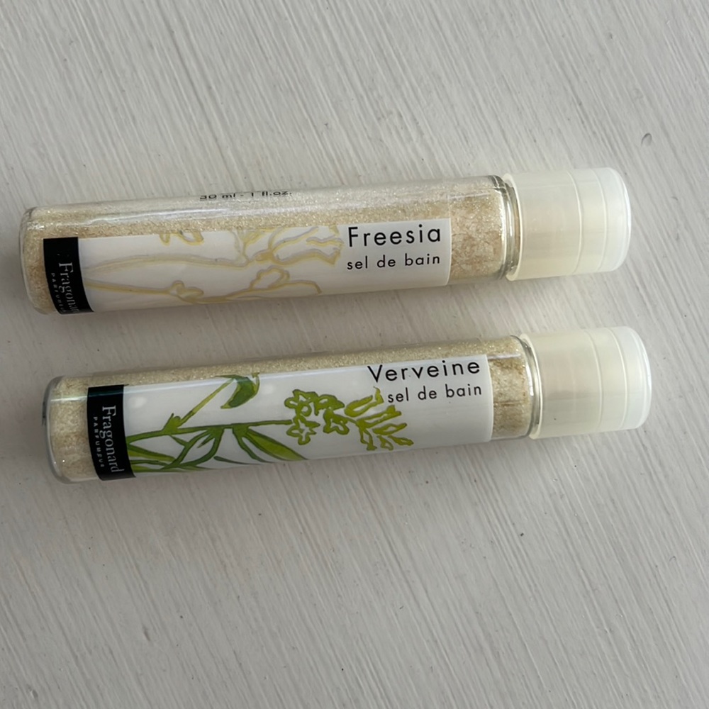 2/$5 Set/2 Fragonard Perfumed Bath Salts
